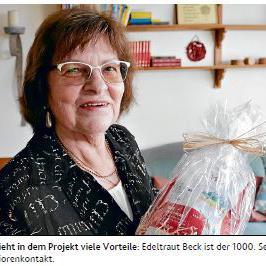 Seniorenprojekt feiert 1000. Kontakt!