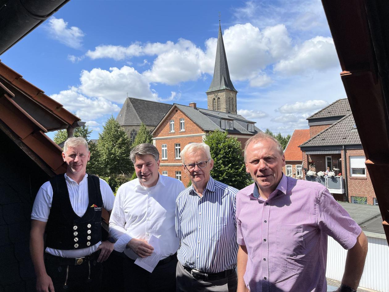 v.l.: Kurt Grefenkamp, Christian Calderone, Norbert Feldkamp & Josef Middendorf